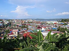 Surigao City proper overlooking