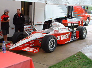 English: Target sponsored IndyCar visiting Pur...