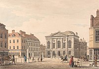 Вид на здание суда (англ.) на перекрёстке лондонских улиц Фаррингтон-роуд (англ.) и Кларкенуэлл-роуд (англ.).