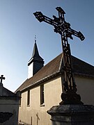 Une vue depuis le cimetière.