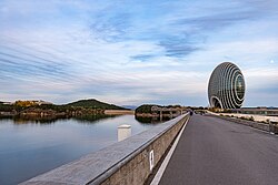 Yanqi Lake and Sunrise Kempinski Hotel, 2020