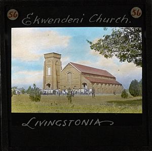 Ekwendeni Church, Livingstonia, Malawi, ca.1895