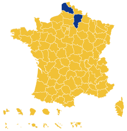 Results of the first round by department   Emmanuel Macron   Marine Le Pen