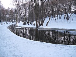 Саржинка зимой. Саржин яр