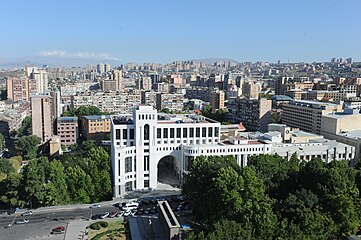 White house in Yerevan (Complex of government administrative buildings on V.Sargsyan street 3)