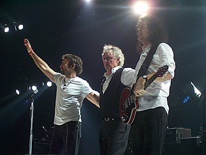 Picture of 2005 Queen + Paul Rodgers tour.