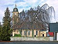 Sachgesamtheit Dorfkirche und Kirchhof Limbach mit Einzeldenkmalen: Kirche, Kriegerdenkmal und zwei Trauerbuchen (Gartendenkmal) sowie Kirchhof als Sachgesamtheitsteil