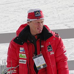 Mikkelsplass toimitsijana Oslon MM-kisoissa 2011.