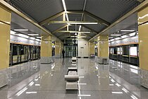 Peron Stasiun Distrik Huiji, Jalur 2, Zhengzhou Metro