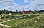 Gashouder en Cokesfabriek vanaf de Noorderbrugsingel