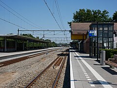 Hoogeveen, Seitenbahnsteige