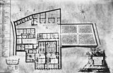 Plattegrond door François Hermans, ca. 1803