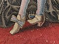 Detailansicht der Schuhe des Herzogs von Orléans