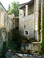 La galerie à l'arrière du logis.