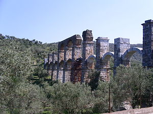 aquaduct bij Moria