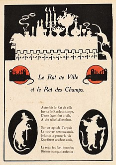 Le Rat des villes et le rat des champs.