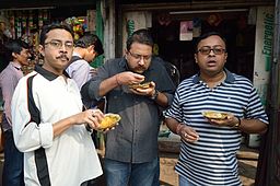 Breakfast - Wikimedia Photowalk - Sri Aurobindo Sarani - Kolkata 2014-02-23 9555