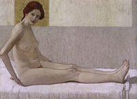 Broncia Koller-Pinell: Nude Portrait of Marietta, 1907.