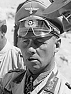 Marechal-de-campo Erwin Rommel, comandante das Forças alemãs no Norte da África.