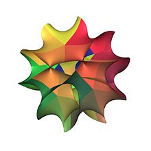 A real two-dimensional slice of a quintic Calabi-Yau threefold CalabiYau5.jpg
