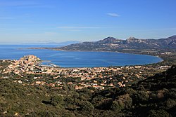 Vue du golfe de Calvi.