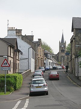 Straßenzug in Cambusbarron