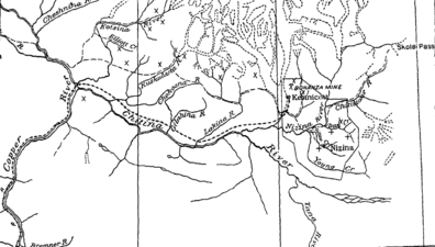 Map of the Chitina River