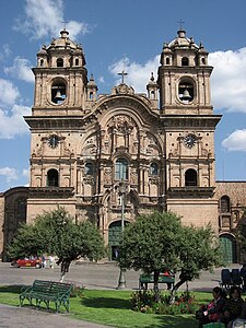 Église jésuite de Cuzco.