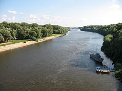 Řeka v Černihivě