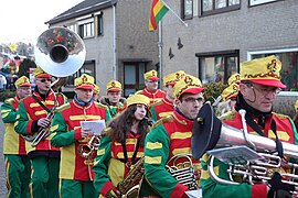 Dweilorkest tijdens carnaval