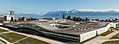 Vue sur le Rolex Center et l'antenne.