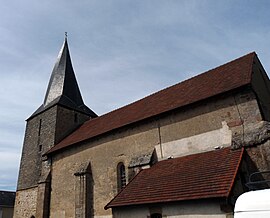 The church of Saint-Médard, in Naillat