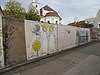 Die Grafftiwände im Eichstätter Wiesengäßchen