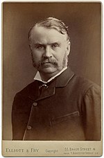 1880s photograph of W. S. Gilbert