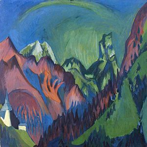 Tinzenhorn – Zügenschlucht bei Monstein (Ernst Ludwig Kirchner)