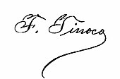 signature de Federico Tinoco Granados