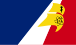 Drapeau des Franco-Terreneuviens.