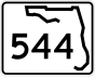 <small> <i> (oktobro 2010) </i> </small> State Road 544 signo