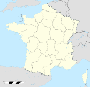 Lilla på en karta över Frankrike