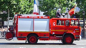 Brigade de sapeurs-pompiers de Paris, parade du 14 juillet