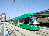 Flexity 2 tram from Basel in Saint-Louis, France.