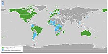 GBIF's 'Participants' are nations and organizations that collaborate to advance free and open access to biodiversity data. Map: Participant nations as of 15 June 2020
. Gbif network 15junio2020.jpg