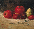 Courbet, with shiny apples.