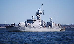 HMS Stockholm i Kalmar, april 2010.