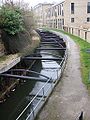 Huddersfield Narrow Canal. Approach to eastern portal of Bates Tunnel from former lock 2E