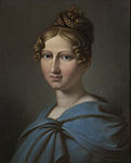 Porträtt av Ida Brun, 1810, dotter till Constantin and Friederike Brun.