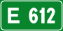 Italian traffic signs - strada europea 612.svg