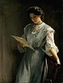 Reading the Letter by Thomas Benjamin Kennington