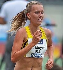 Lea Meyer gewann ganz überraschend die Silbermedaille