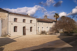 A view within the village of Lussac